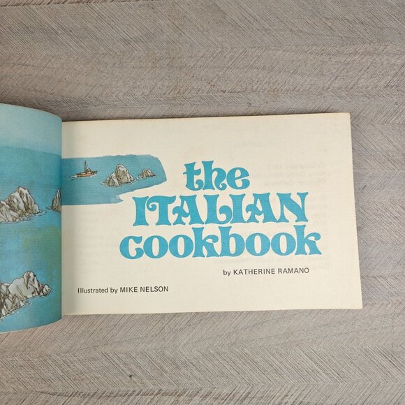The Italian Cookbook By Katherine Ramano 1973 Vintage Local Ethnic Recipes - Picture 4 of 8
